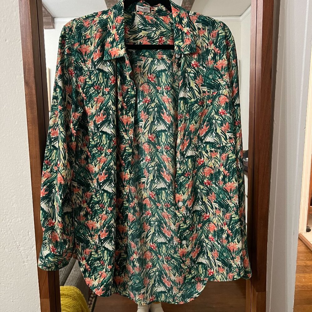 Aritzia Sunday Best Floral Button Down